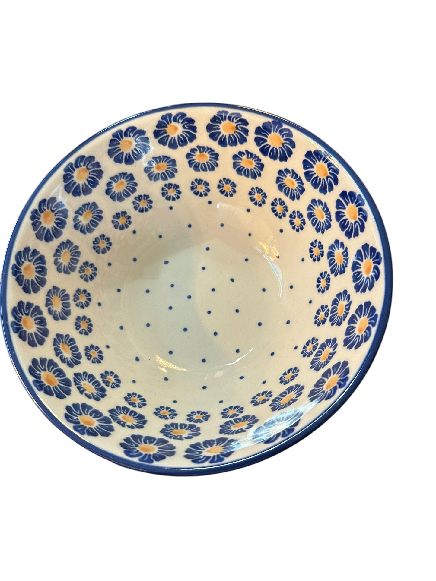 Ceramika Artystyczna, Blue Zinnia, Bowl