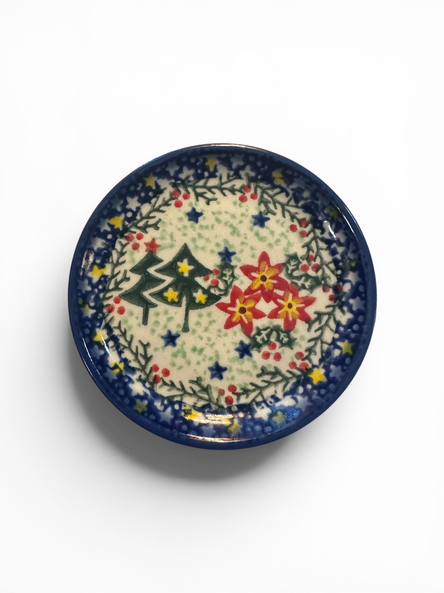 Vena, Trees & Red Flower, Coaster/Mini Plate