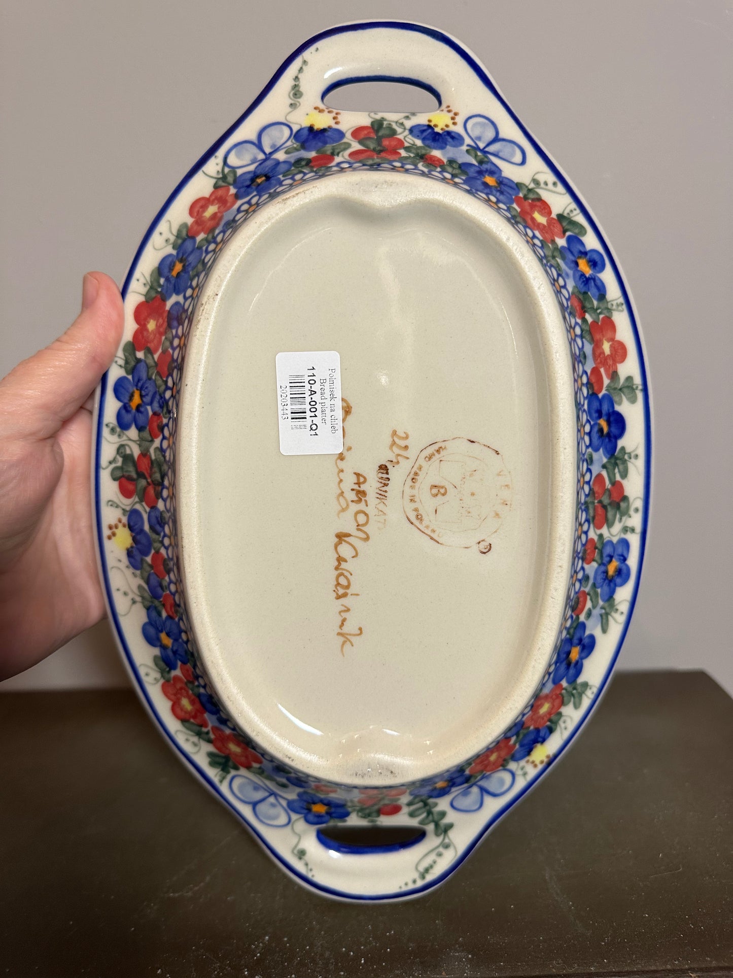Vena Unikat, Garden Butterfly Bread Tray with Handles