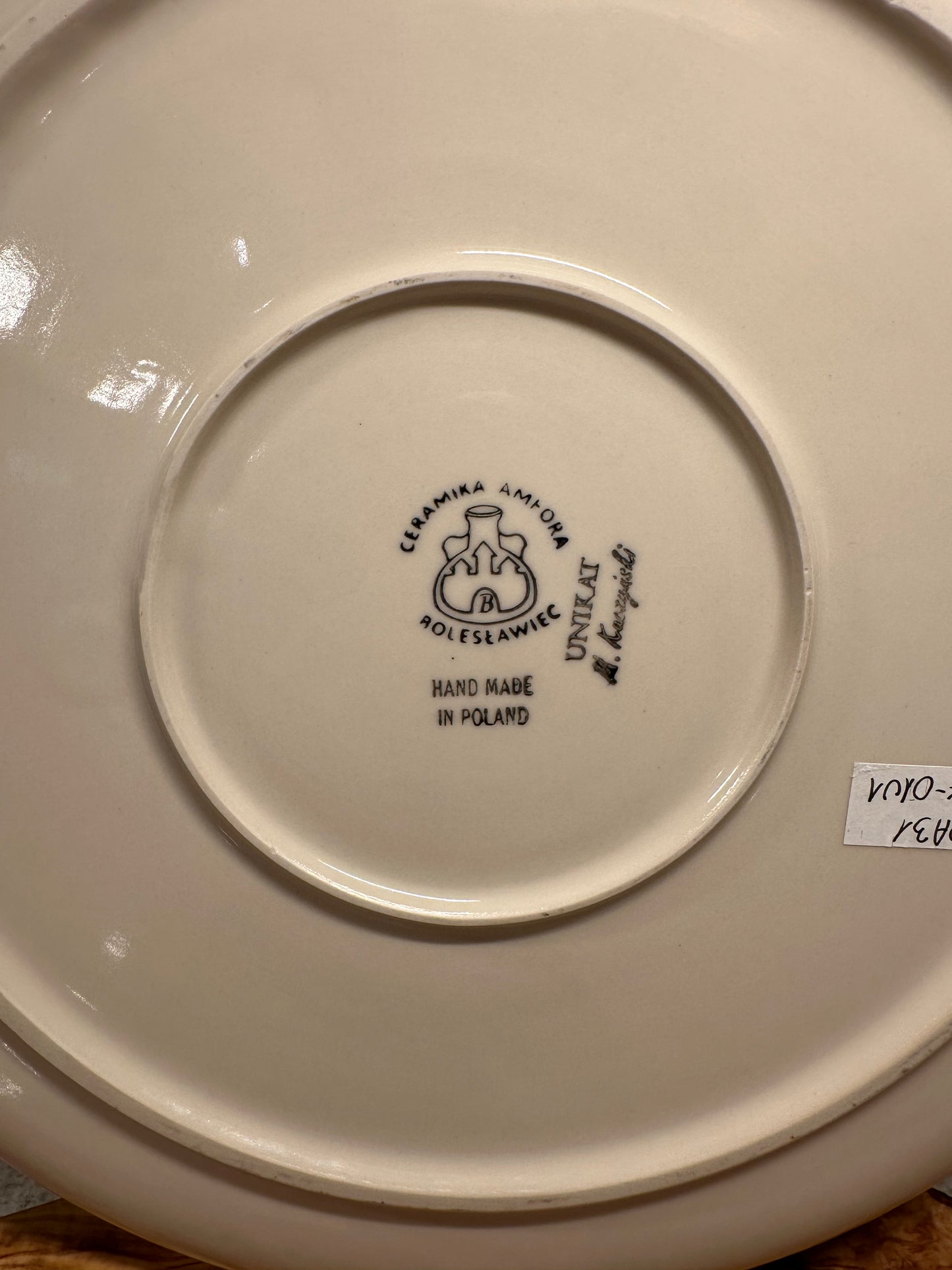 Amfora Polish Pottery, Polish Houses, Pizza Plate