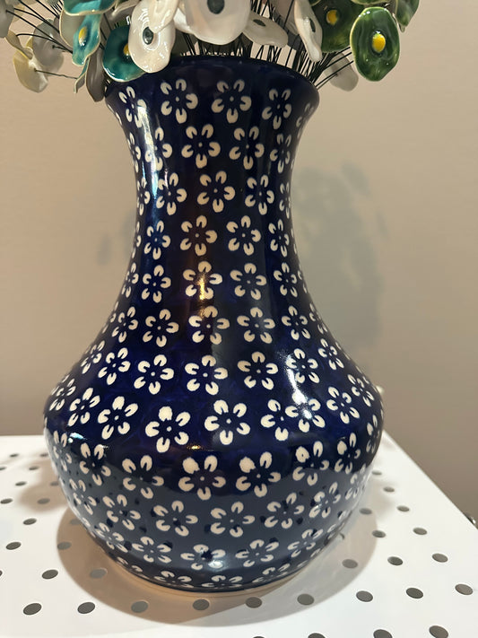 Manufaktura Blue Blossom Large Vase