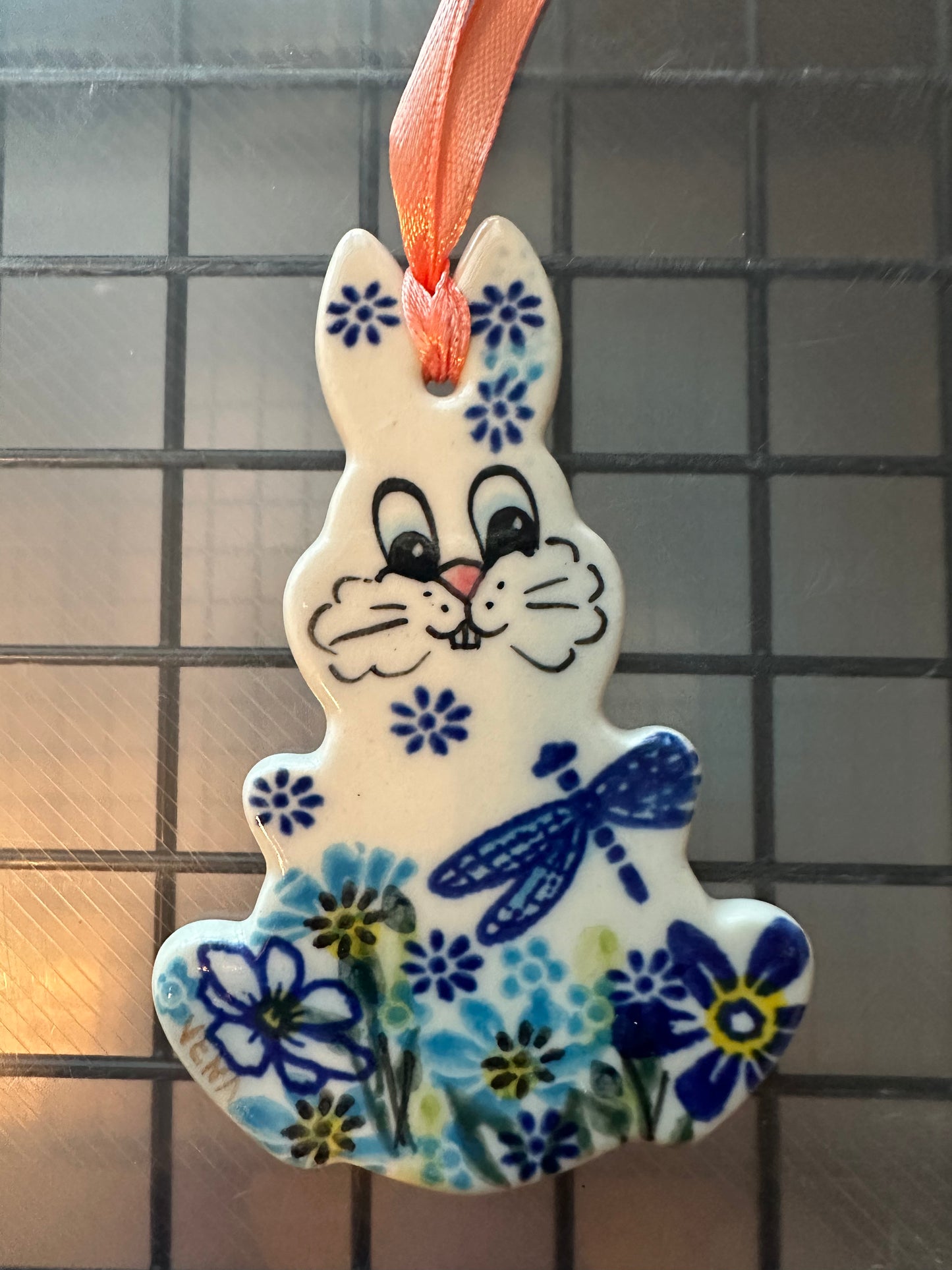 Vena Dragonfly Delight Bunny Ornament