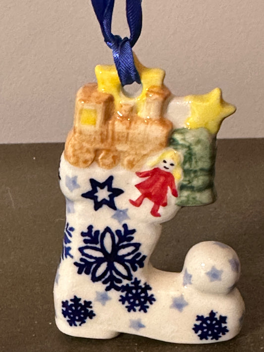 Manufaktura Snowflakes  Stocking Ornament