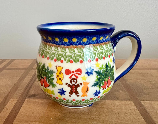 Preowned- Kalich Christmas Gingerbread 12 oz Mug