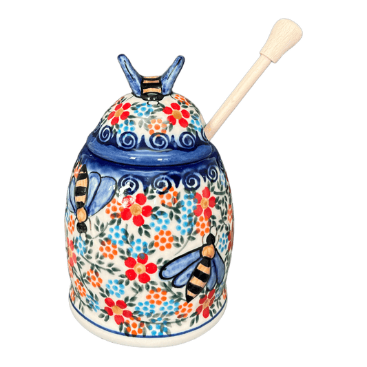 Jar, Honey, 5" in "Meadow in Bloom" by Andy