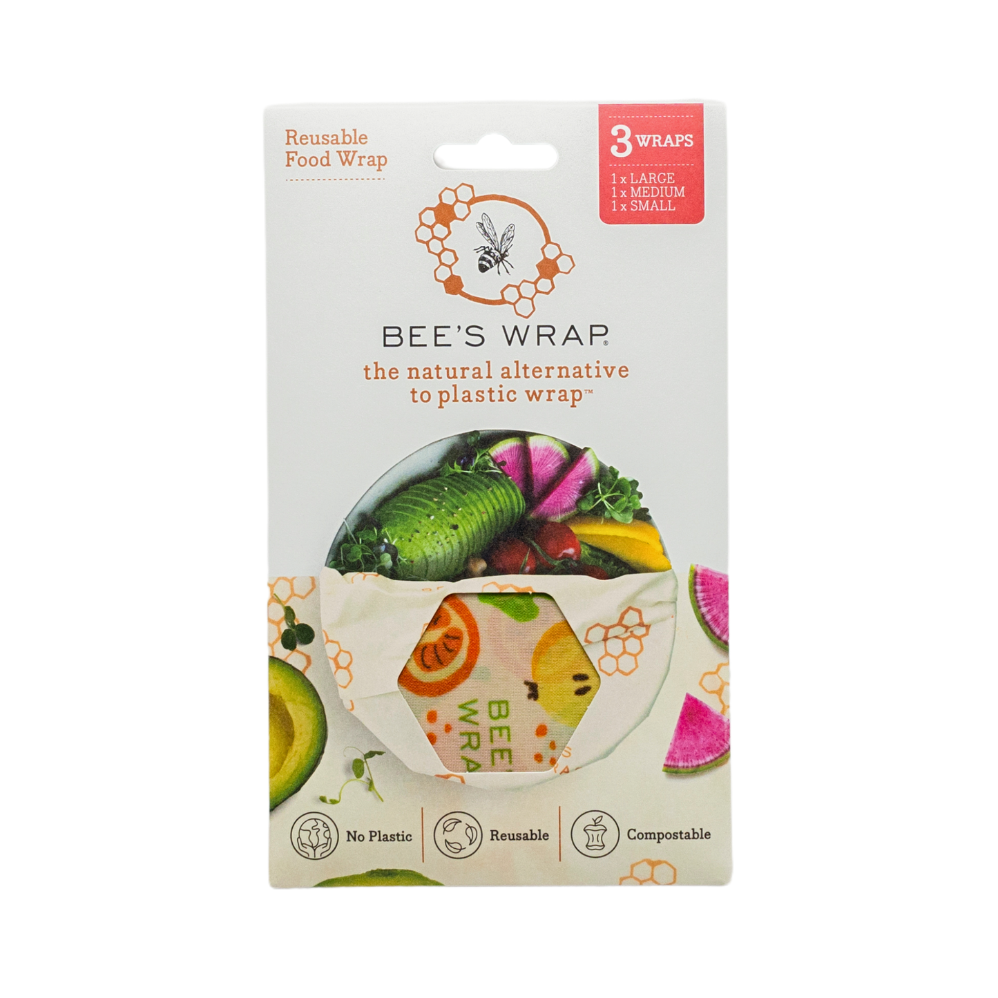 Bee's Wrap, Assorted 3 Pack - Garden Party