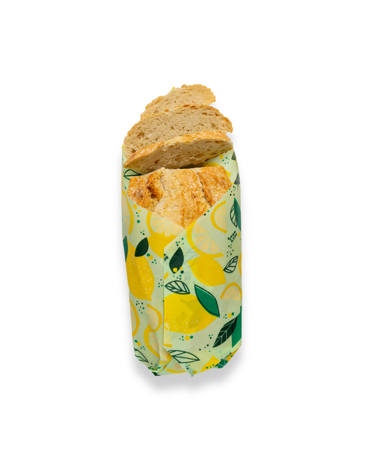 Bees Wrap Beeswax Reusable Bread Wrap - Fresh Squeeze Print
