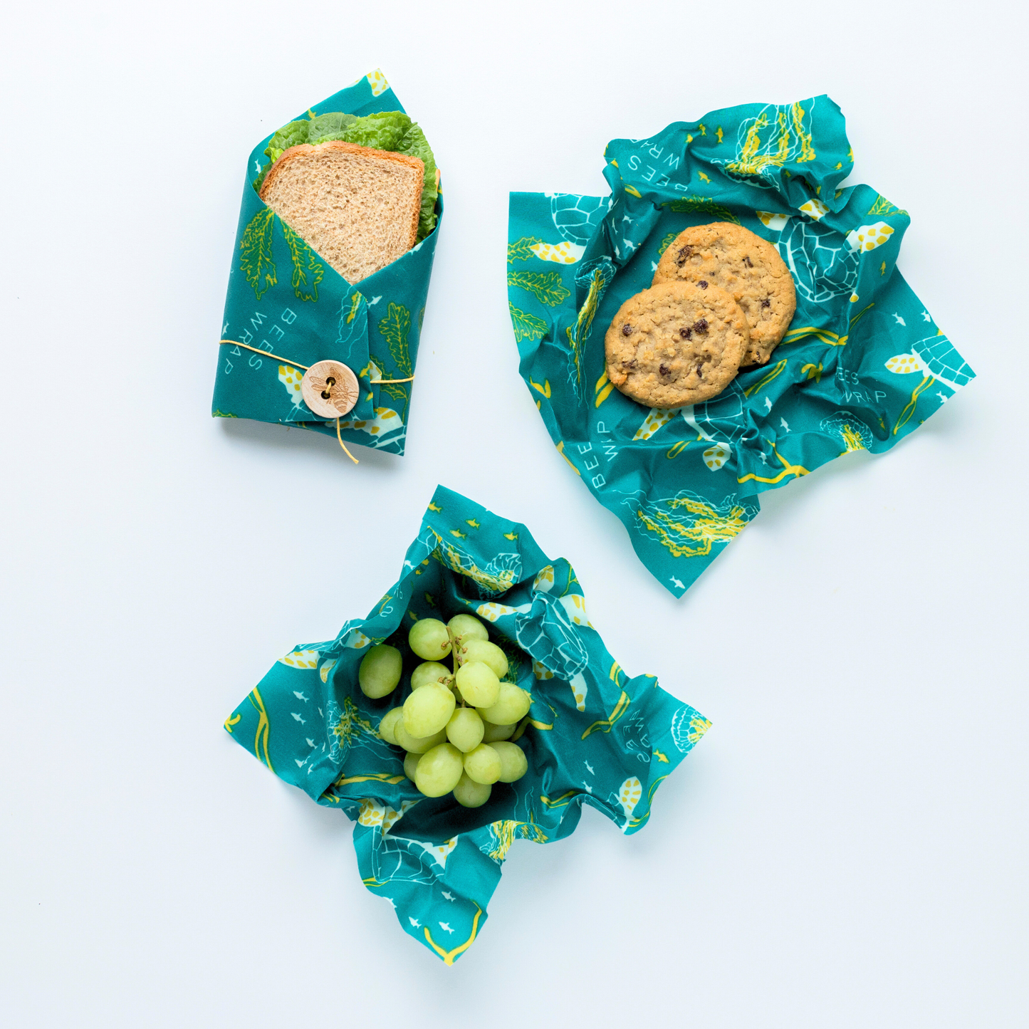 Bee's Wrap, Lunch 3 Pack - Oceans Print