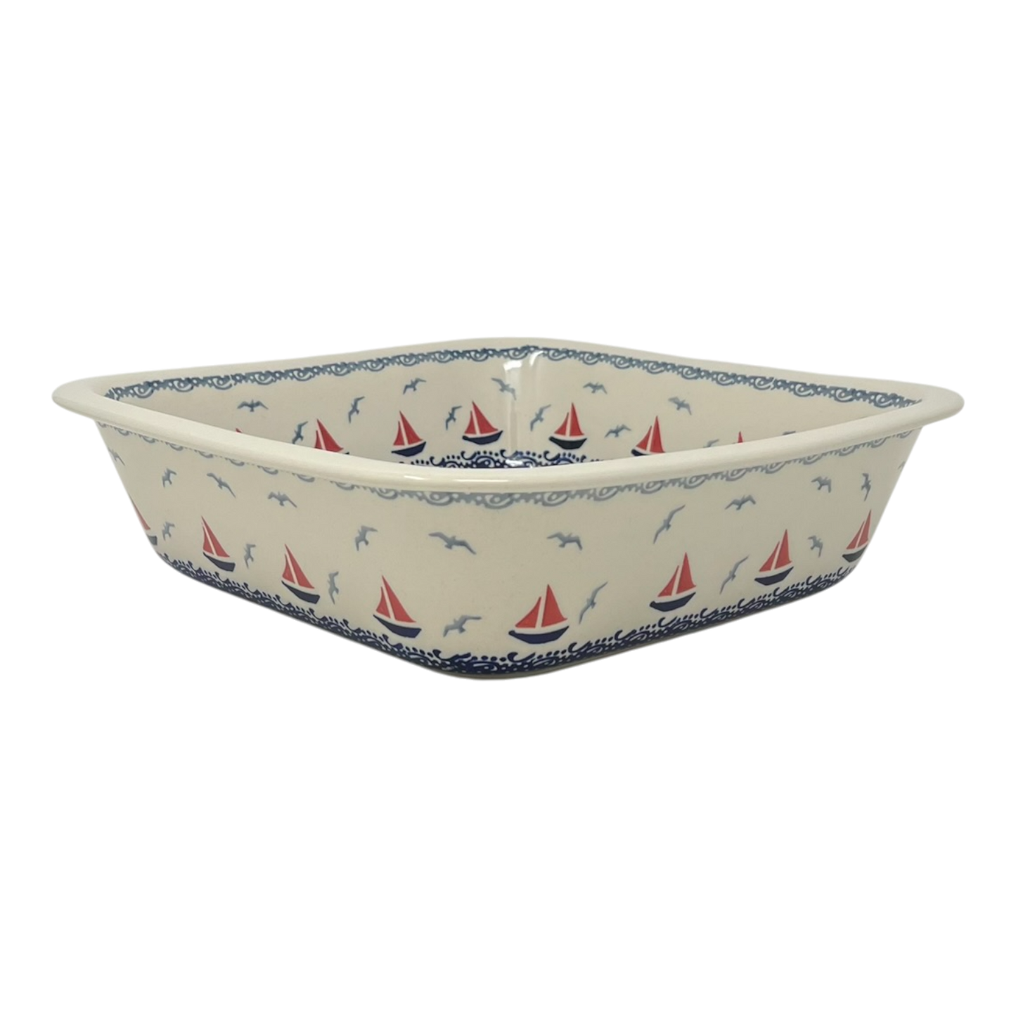 Baker, Square, 11.5" Deep in "Smooth Seas" by Manufaktura